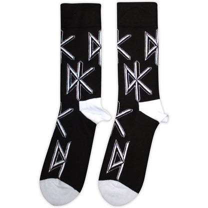 Dead Kennedys Dk Logo Repeat Socks
