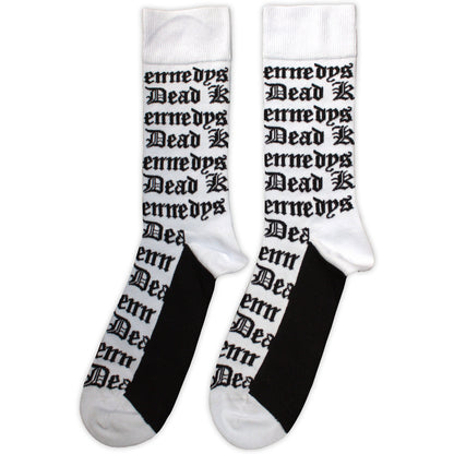 Dead Kennedys Gothic Logo Pattern Socks