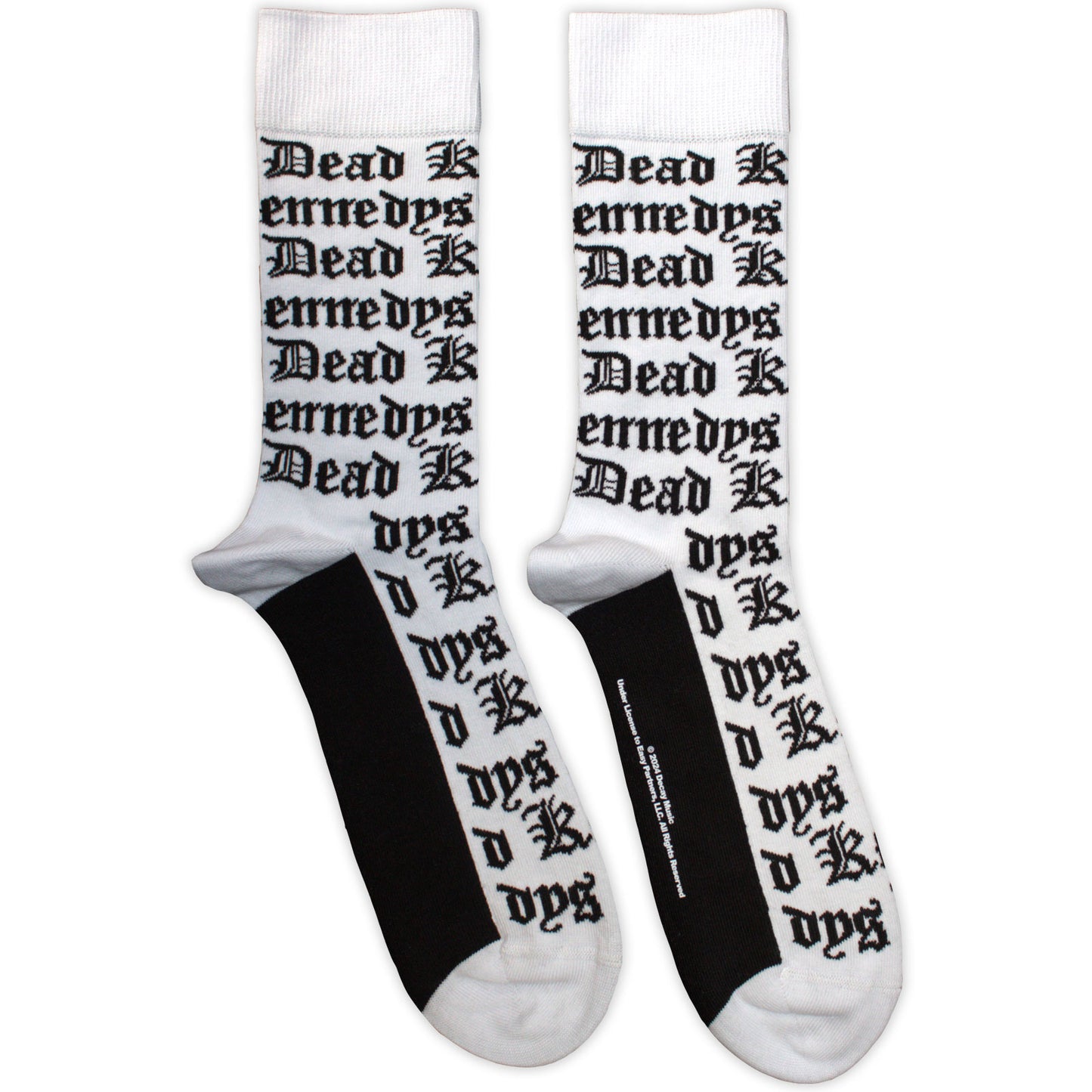 Gothic Logo Pattern Socks
