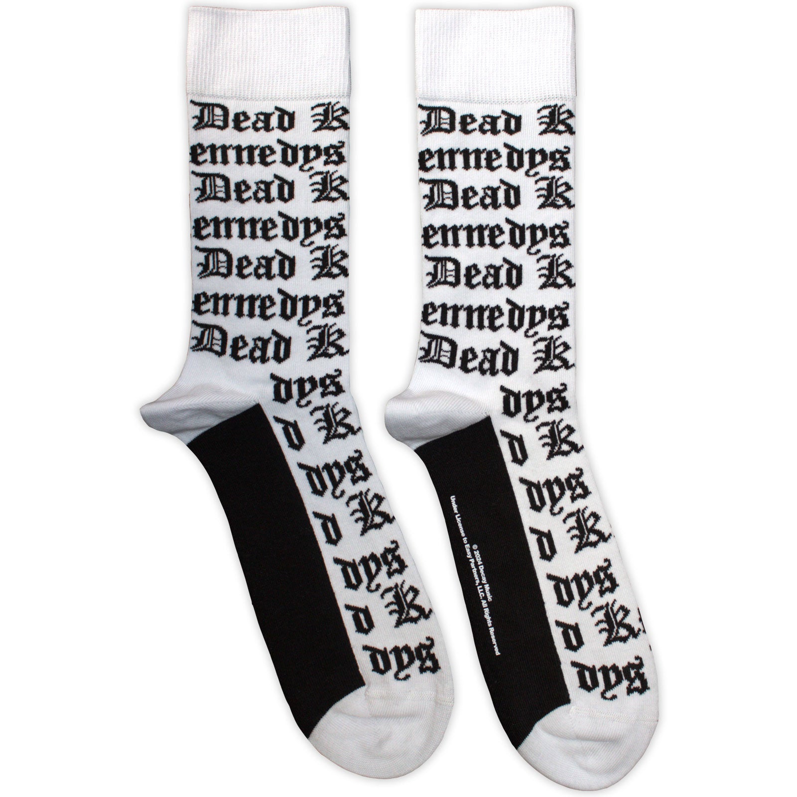 Gothic Logo Pattern Socks