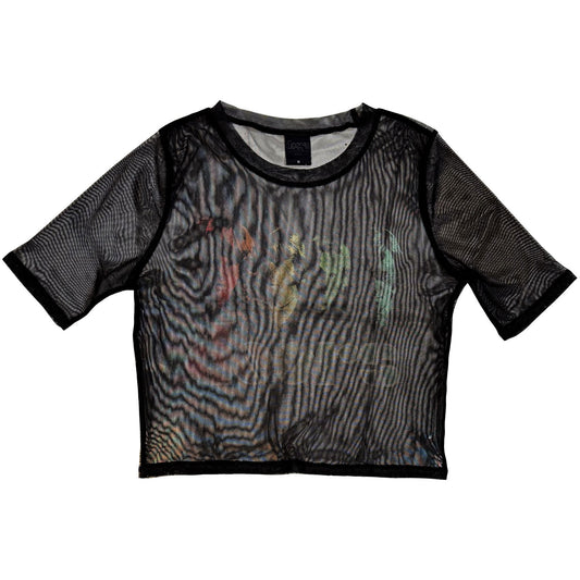 Doobie Brothers Spectrum Mesh Crop Top Girls Jr Front