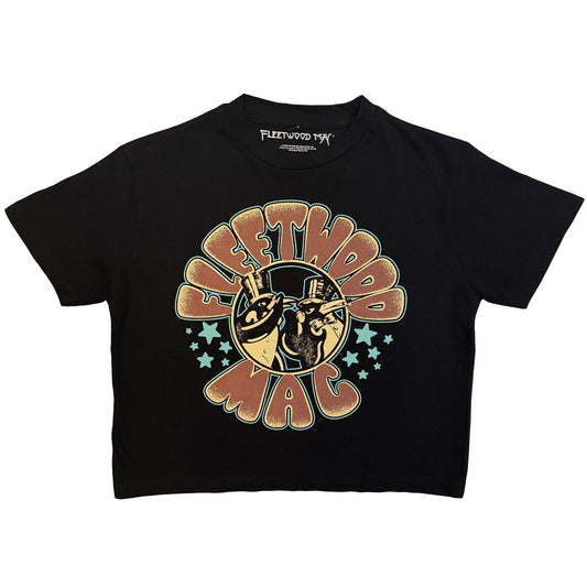 Fleetwood Mac Stars & Penguins Crop Top Girls Jr Front