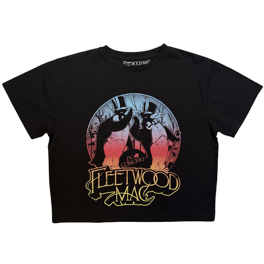 Fleetwood Mac Gradient Penguins Crop Top Girls Jr Front