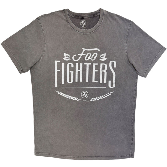 Foo Fighters Foo Fighters Warped Logo Dip Dye & Wash T-shirt