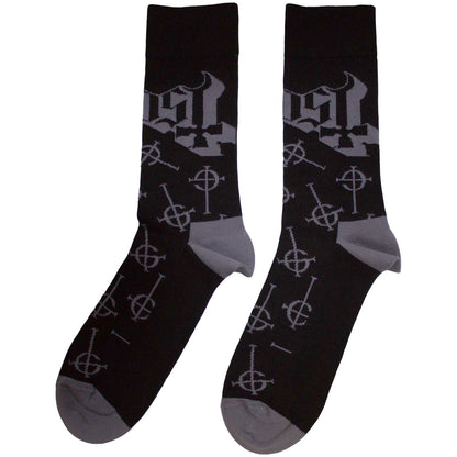 Ghost Symbol Pattern Socks