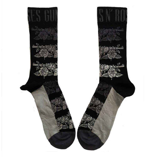 Guns N Roses Guns N Roses Monochrome Pistols Socks