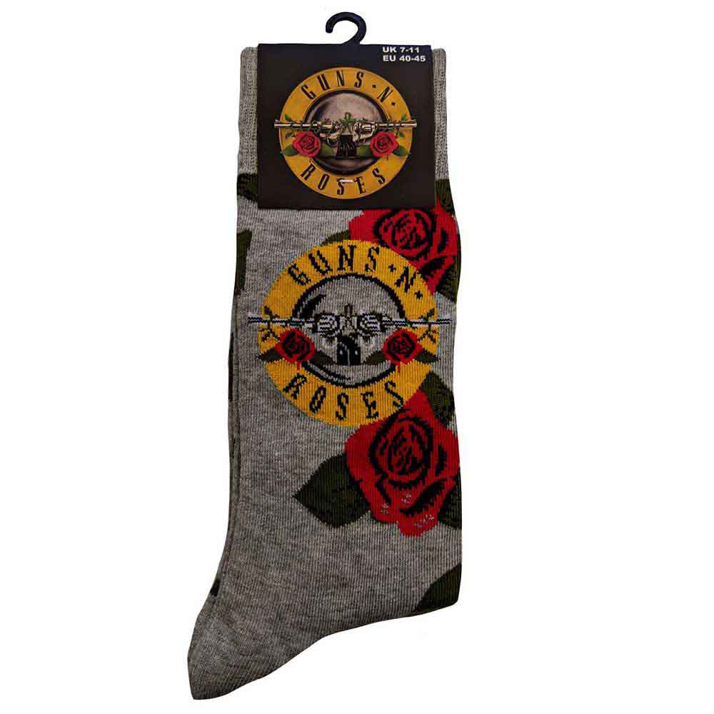 Guns N Roses Bullet Roses Socks