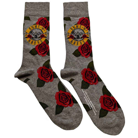 Guns N Roses Bullet Roses Socks Front