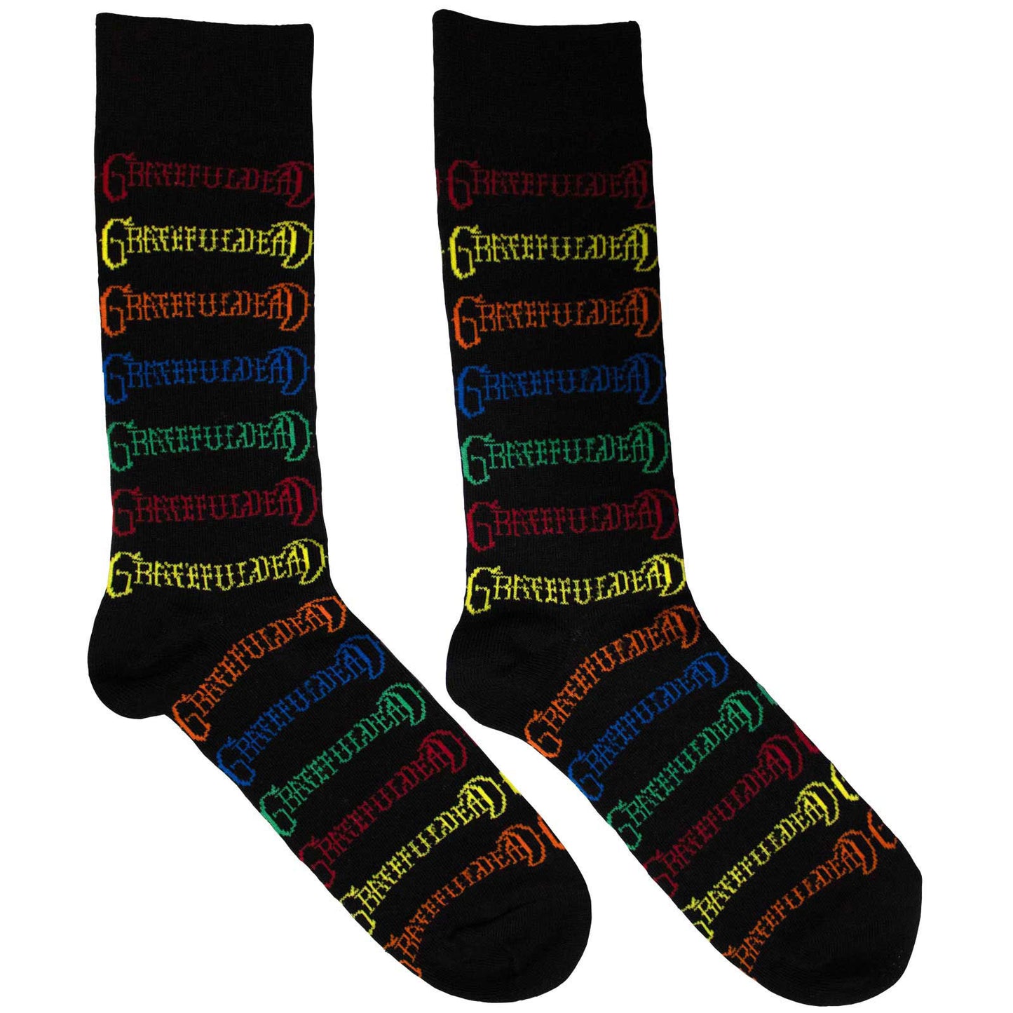 Coloured Logos Pattern Socks