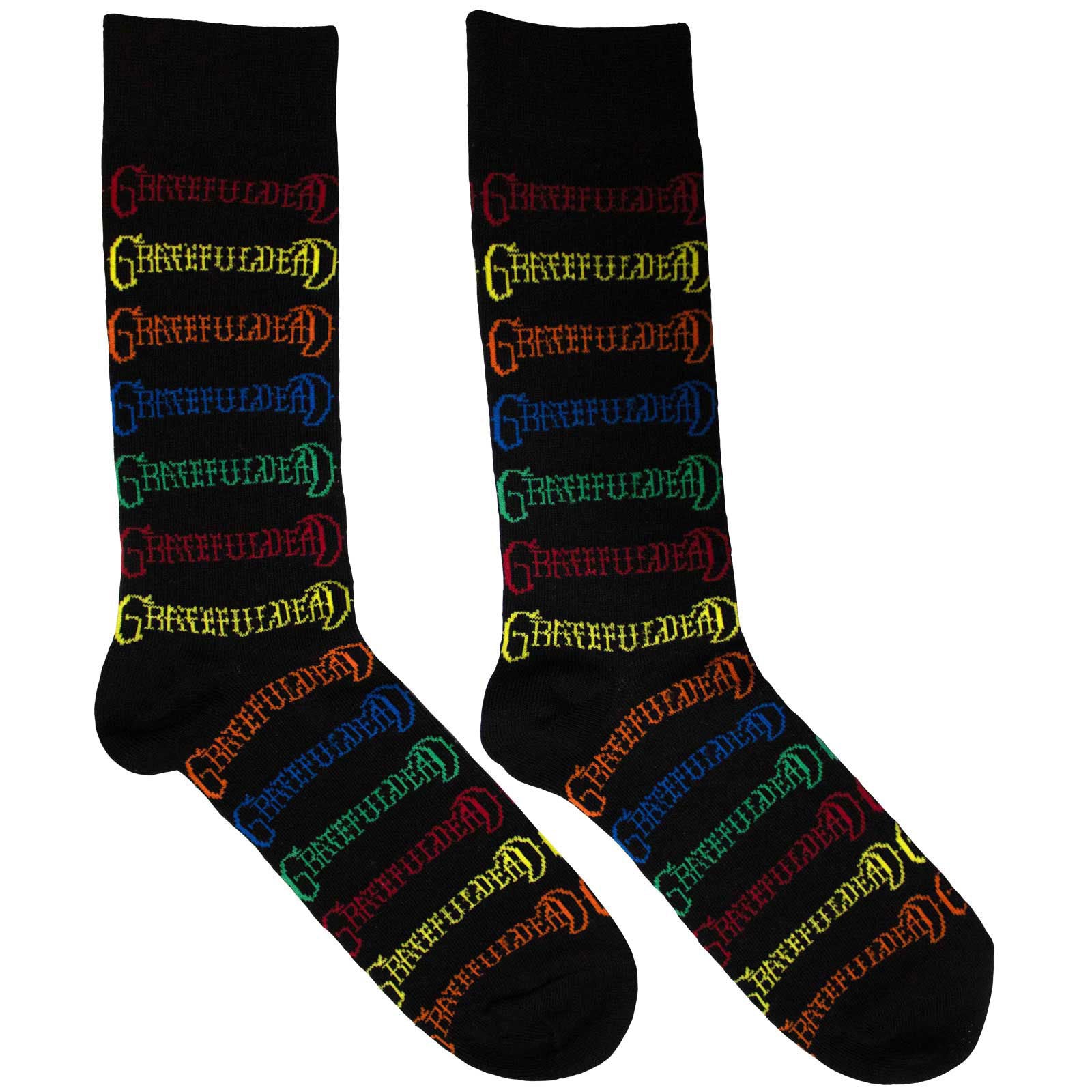 Coloured Logos Pattern Socks