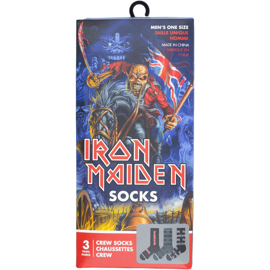 Iron Maiden Logos Socks Front