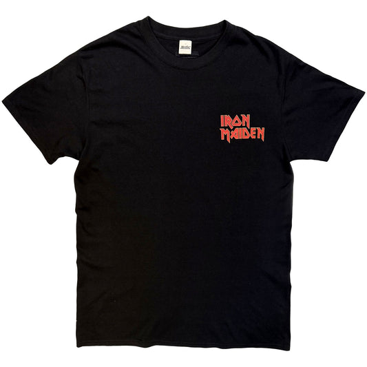 Iron Maiden Burning Ambition Pocket Logo T-shirt Front