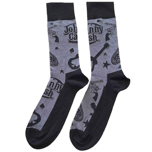 Johnny Cash Johnny Cash Guitars 'n Guns Socks