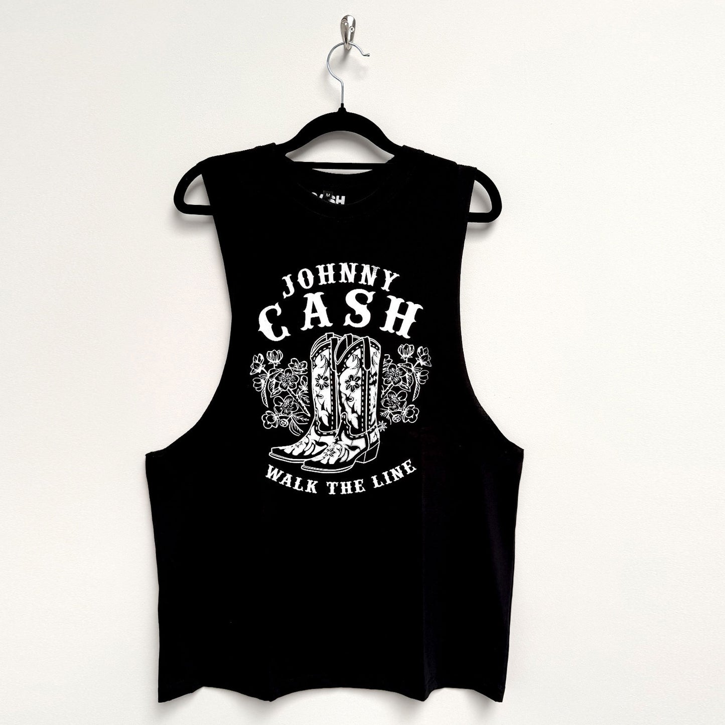 Walk The Line Boots Tank Top Mens Tank