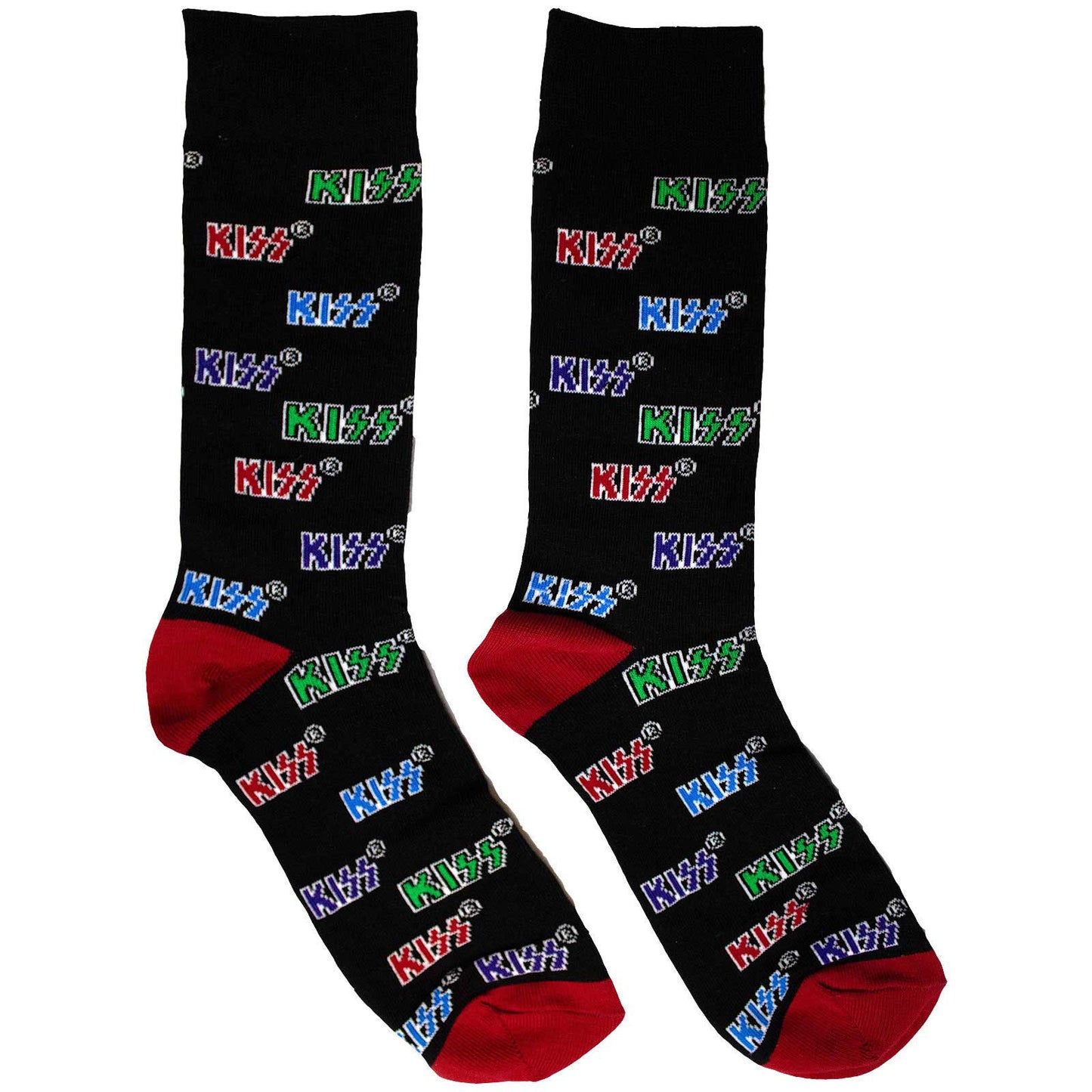 Coloured Logos Pattern Socks