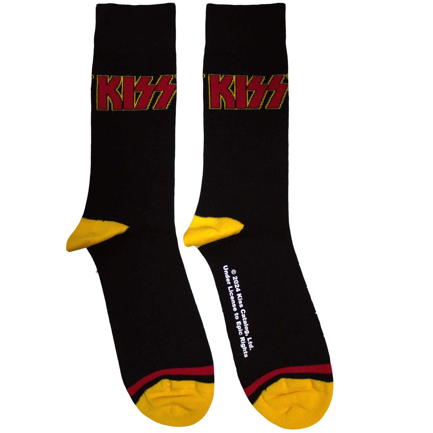 Red Logo Single Stripe Socks