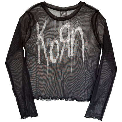 Still A Freak Mesh Crop Top Girls Jr