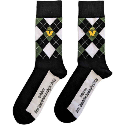 Madness Crown & M Green Diamond Socks