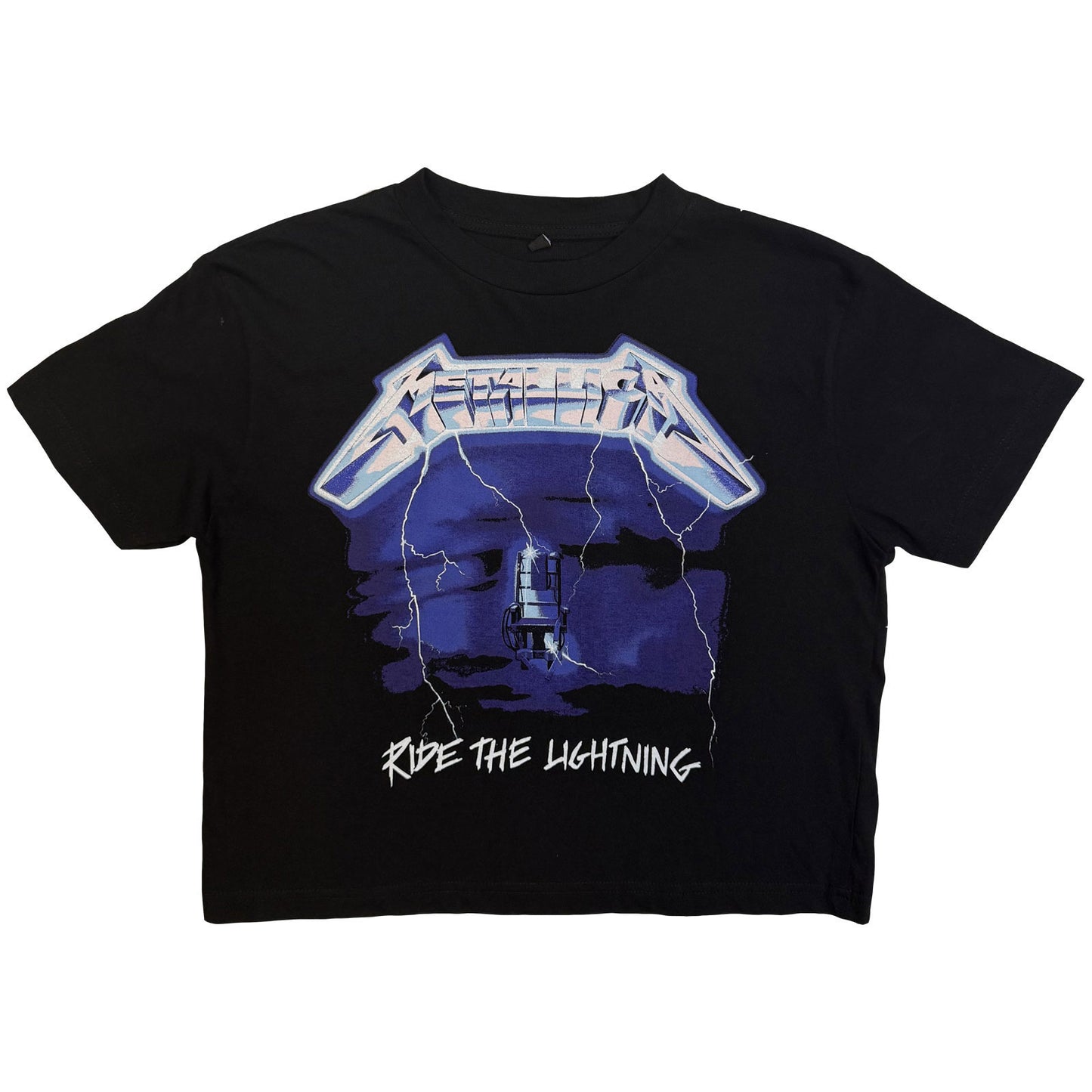 Ride The Lightning Crop Top Girls Jr