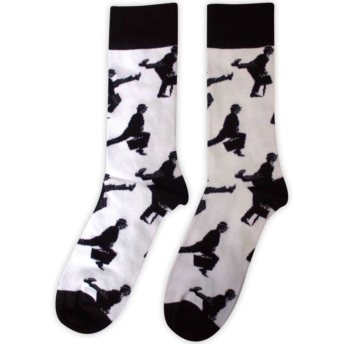 Monty Python Silly Walks Socks Back