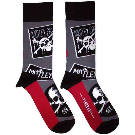Motley Crue Motley Crue Logos Socks