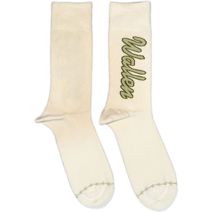 Green Logo Baseball Socks