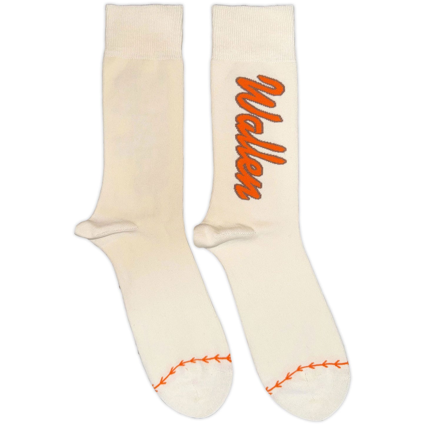 Orange Logo Baseball Socks