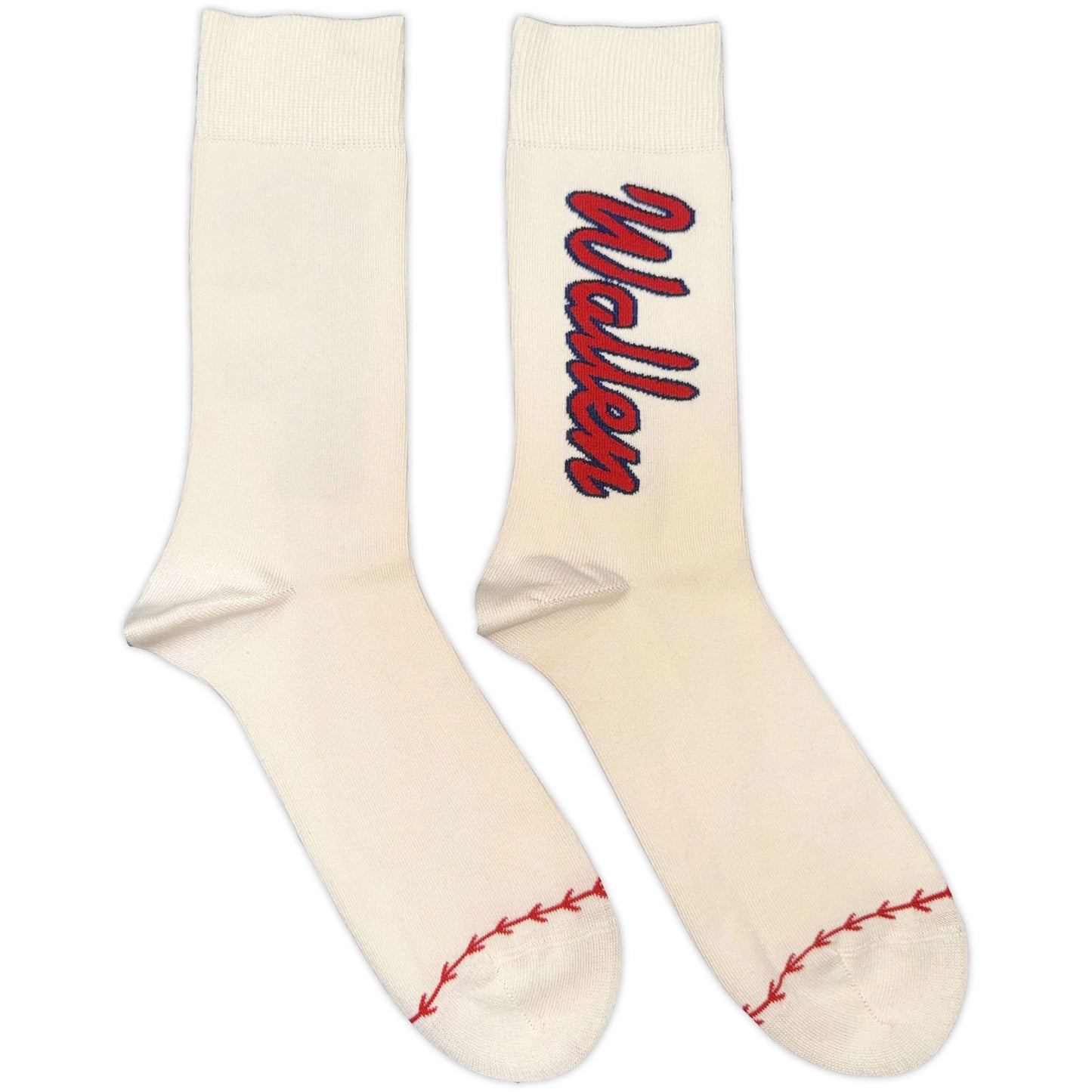 Red Logo Baseball Socks