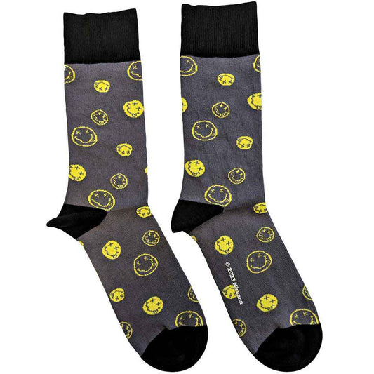 Nirvana Nirvana Mixed Happy Faces Socks