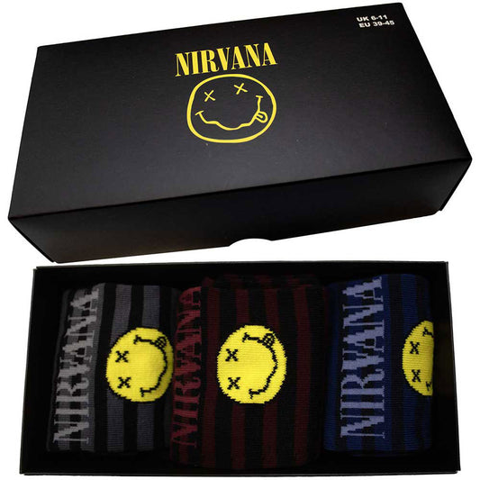 Nirvana Nirvana Smile Stripes Socks