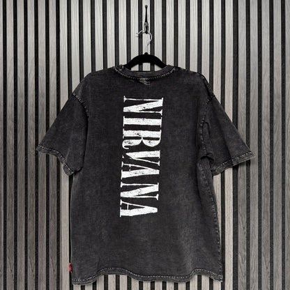 Nirvana In Utero Angel Wash Dip Dye & Wash T-shirt