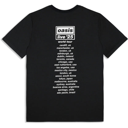 Oasis Collage Live '25 World Tour T-shirt