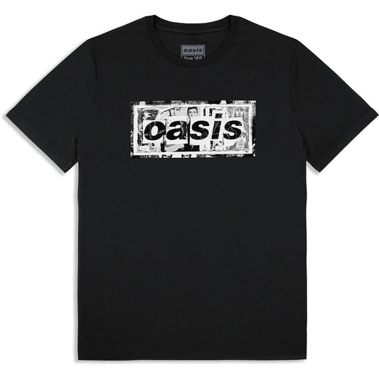 Oasis Collage Live '25 World Tour T-shirt Front