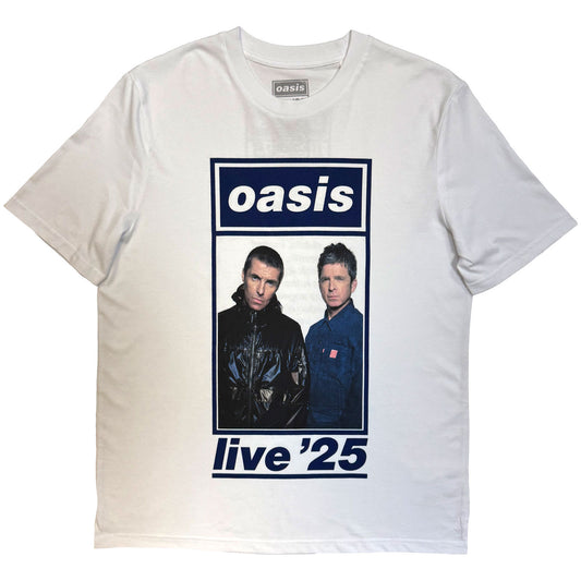 Oasis Colour Photo Live '25 World Tour T-shirt Front