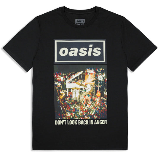 Oasis Don't Look Back In Anger Single Cover T-shirt Front