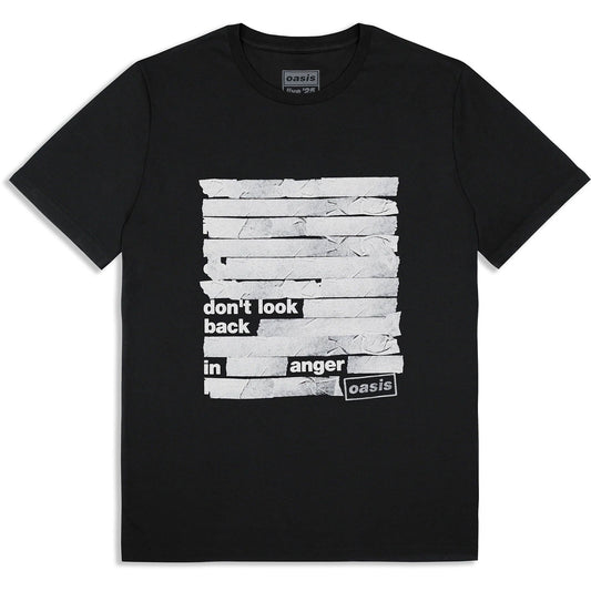 Oasis Don't Look Back In Anger Tape T-shirt Front