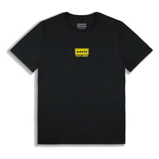 Oasis Manchester 19 July Event T-shirt Front
