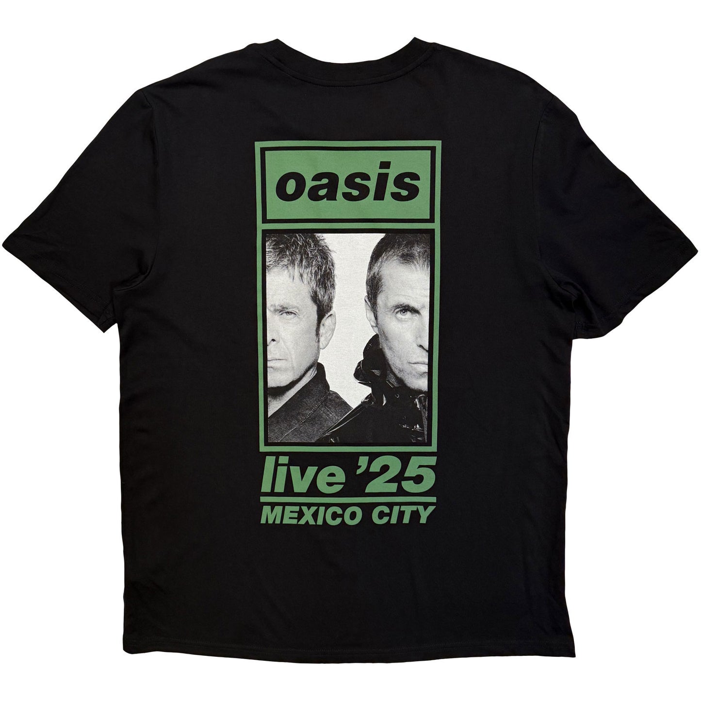 Oasis Mexico City Half Faces Fan Store T-shirt