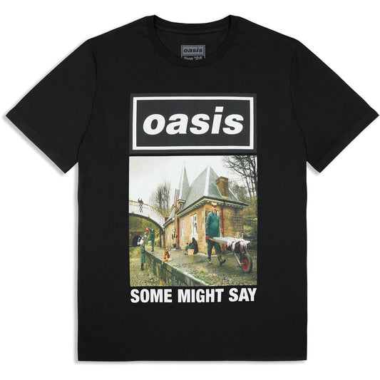 Oasis Some Might Say Single Cover T-shirt Front