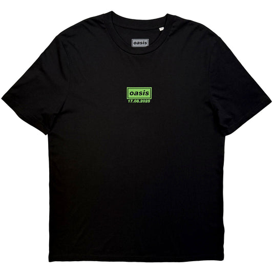 Oasis Dublin 17 Aug Event T-shirt Front
