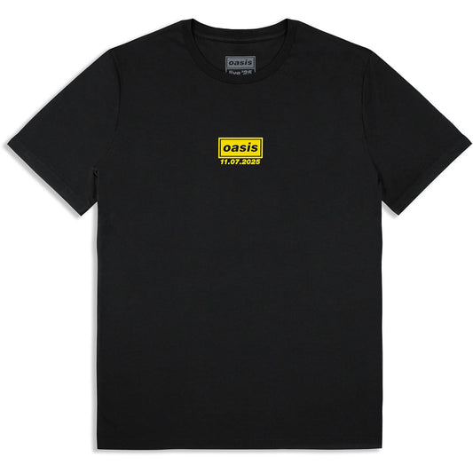 Oasis Manchester 11 July Event T-shirt Front