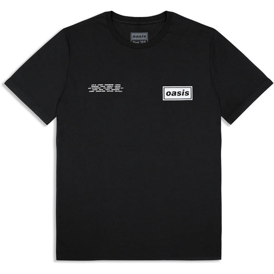 Oasis Global Cities Logo T-shirt Front