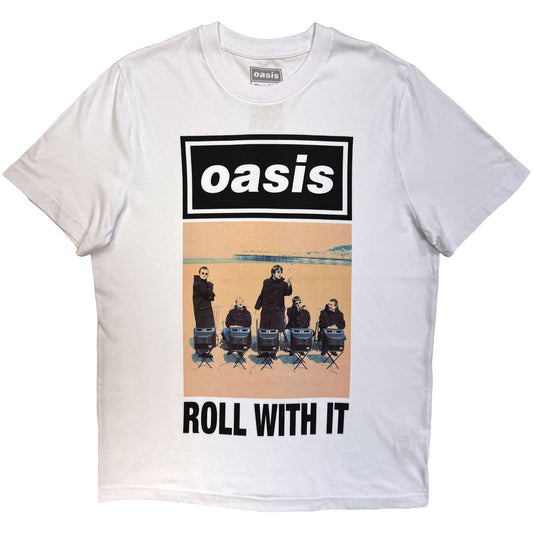 Oasis Roll With It Single Cover T-shirt Front