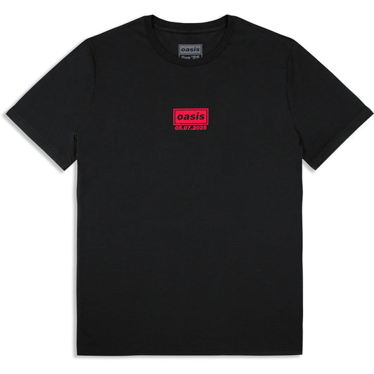Oasis Cardiff 5 July Event T-shirt Front