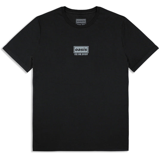 Oasis London 2 Aug Event T-shirt Front