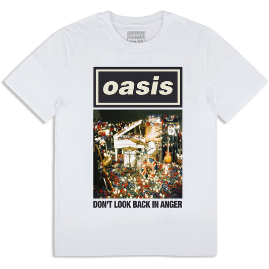 Oasis Don't Look Back In Anger Single Cover T-shirt Front