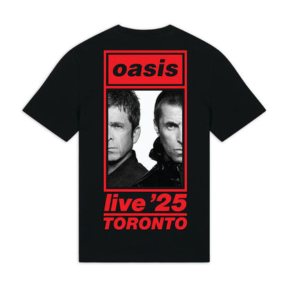Oasis Toronto Half Faces Fan Store T-shirt