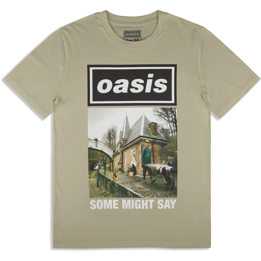 Oasis Some Might Say Single Cover T-shirt Front