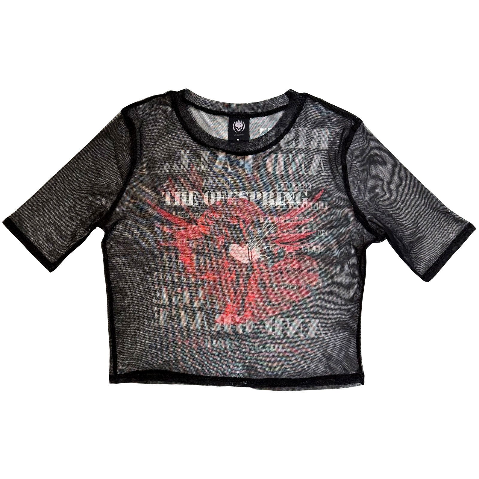 Rise & Fall Mesh Crop Top Girls Jr