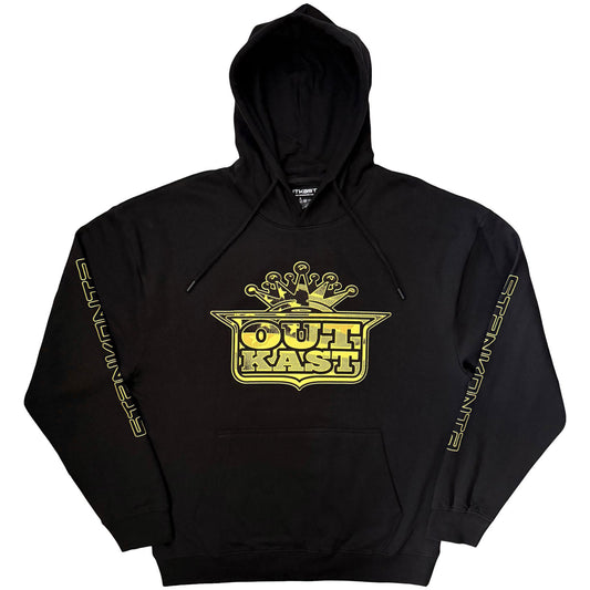 Outkast Yellow Logo Hooded Sweatshirt Front